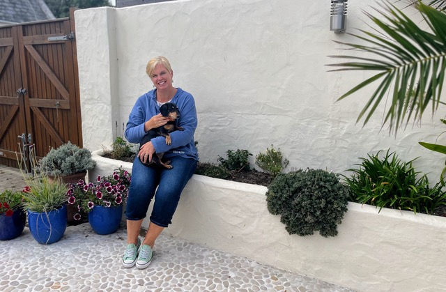 Victoria Gregg Counselling Dog on Beach